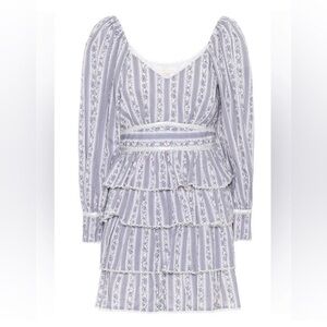 🔆 LoveShackfancy Astor Striped Ruffle-Tiered Dress - Size 6